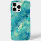 Aquamarine Blue Crystal Gel Texture Case-Mate iPhone Case (Achterkant)