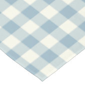 Aquamarine Blue Gingham Pattern Check Tablecloth Tafelkleed (Gekanteld)
