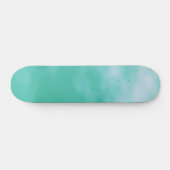 Aquamarine Blue Green Seafoam  Decennium Skateboard (Horizontaal)