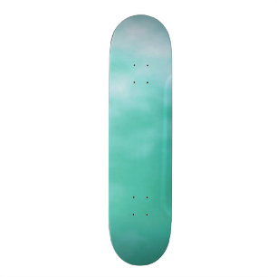 Aquamarine Blue Green Seafoam Decennium Skateboard