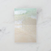 Aquamarine Blue Water Blank gevouwen Note-kaarten Kaart (Binnen)