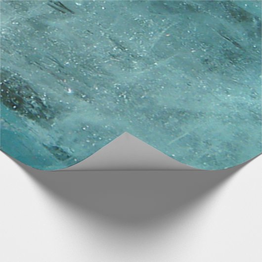 Aquamarine Cadeaupapier (Hoek)