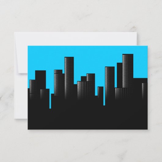 aquamarine cityscape kaart (Voorkant)