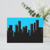 aquamarine cityscape kaart (Staand voorkant)