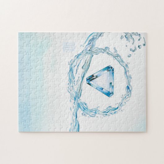 Aquamarine Core Legpuzzel (Horizontaal)