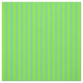 Aquamarine en Chartreuse gekleurde strepen Stof (Swatch)