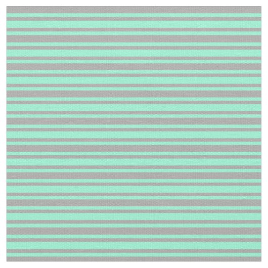 Aquamarine en Dark Grey Lines Stof (Close Up)
