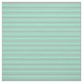 Aquamarine en Dark Grey Lines Stof (Swatch)