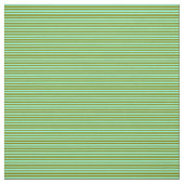Aquamarine en Green Striped Pattern Stof (Swatch)