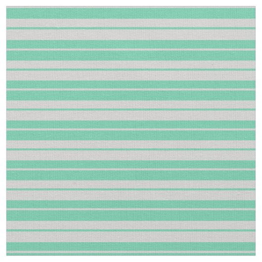Aquamarine en Light Grey Lined/Striped Pattern Stof (Close Up)