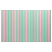 Aquamarine en Light Pink Lines/Stripes Pattern Stof (Fat Quarter)
