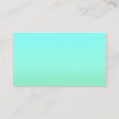 Aquamarine en Mint Green Wedding Enclosure Kaart (Achterkant)