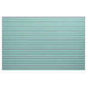 Aquamarine en Slate Grey Lines/Stripes Pattern Stof (Fat Quarter)