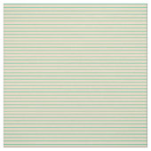 Aquamarine en Tan Stripes Stof (Swatch)