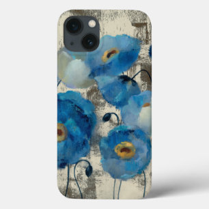 Aquamarine Floral iPhone 13 Hoesje