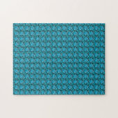Aquamarine Gemstone Art Sky Blue Legpuzzel (Horizontaal)