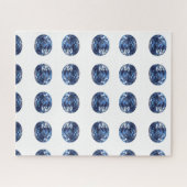 Aquamarine Gemstone Sky Blue Legpuzzel (Horizontaal)