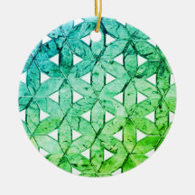 Aquamarine-groene mozaïek | Levensbloem