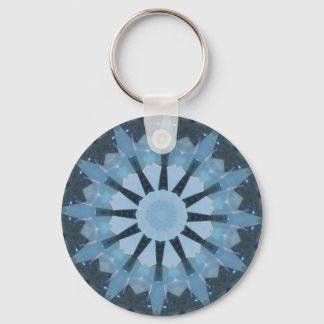 Aquamarine Kaleidoscope Sleutelhanger