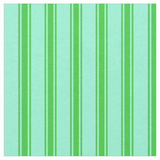 Aquamarine & Lime Green Lined/Striped Pattern Stof (Close Up)