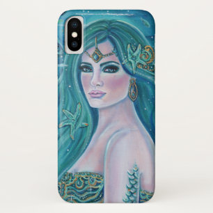 Aquamarine mermaid art. Renee Lavoie Case-Mate iPhone Case