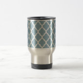 Aquamarine Moroccan Tile Trellis Reisbeker (Center)