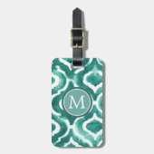 Aquamarine Motif IV Bagagelabel (Voorkant verticaal)