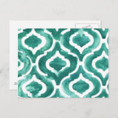 Aquamarine Motif IV Briefkaart (Voorkant / Achterkant)