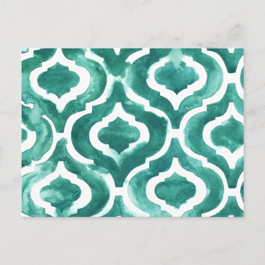 Aquamarine Motif IV Briefkaart (Voorkant)