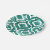 Aquamarine Motif IV Papieren Bordje (Gekanteld)