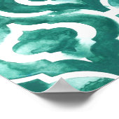 Aquamarine Motif IV Poster (Hoek)