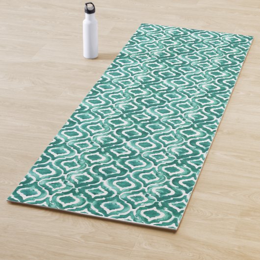 Aquamarine Motif IV Yogamat (In situ)