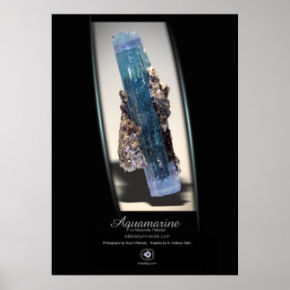AQUAMARINE MUSCOVITE POSTER