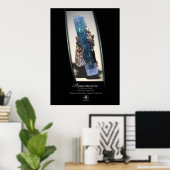 AQUAMARINE MUSCOVITE POSTER (Thuiskantoor)