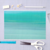 Aquamarine oceaan zee water tissuepapier (Craft)