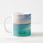 Aquamarine Ocean Tropical Beach Scenic Koffiemok (Links)