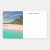 Aquamarine Ocean Tropical Beach Scenic Post-it® Notes (Voorkant)