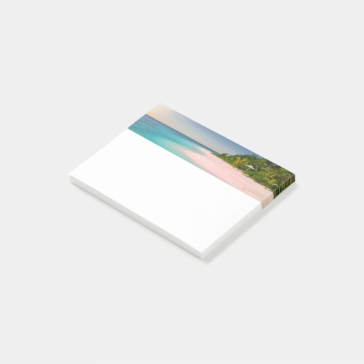 Aquamarine Ocean Tropical Beach Scenic Post-it® Notes (Schuin)