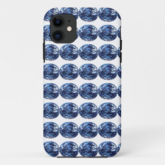 Aquamarine Pattern Case-Mate iPhone Case (Achterkant)
