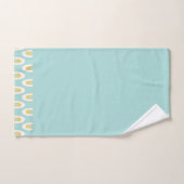 Aquamarine Pattern Edge Bath-handdoekset Bad Handdoek (Handdoek)