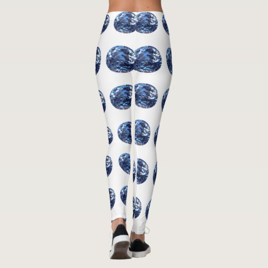 Aquamarine Pattern Leggings (Achterkant)