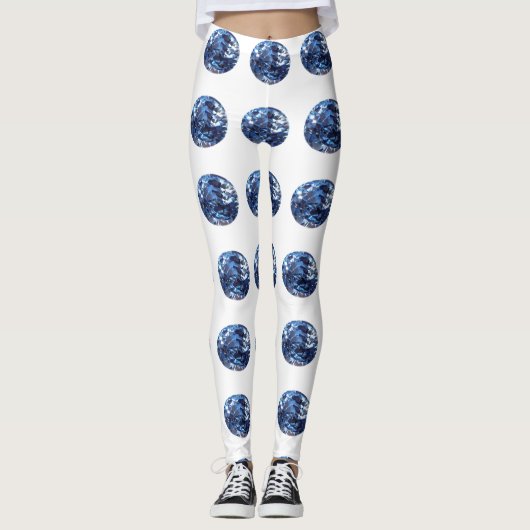 Aquamarine Pattern Leggings (Voorkant)