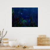 Aquamarine Poster (Keuken)