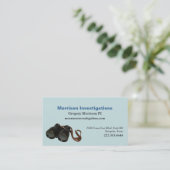 Aquamarine Private Investigation Visitekaartje (Staand voorkant)