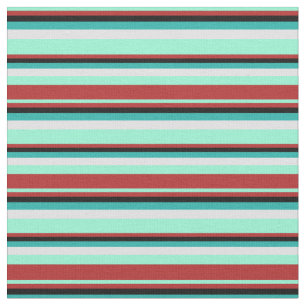 Aquamarine, Rood, Zwart, Licht Zee Groen en Lavend Stof