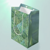 Aquamarine Seafoam Aqua Water Patchwork Medium Cadeauzakje