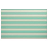 Aquamarine, Tan en Dark Slate Grey Pattern Stof (Yard (91,4 cm))
