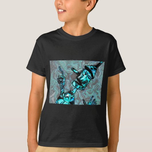 Aquamarine Tin Man T-shirt (Voorkant)