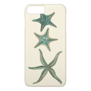 Aquamarine Triple Starfish Case-Mate iPhone Case