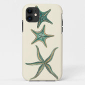 Aquamarine Triple Starfish Case-Mate iPhone Case (Achterkant)